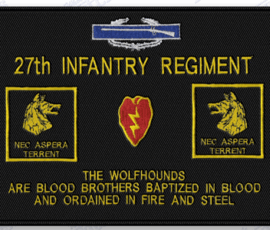 27th Infantry Regiment "Wolfhounds" colors.